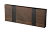 Loca Knax Horizontal Coat Rack 2 Hooks, Oak Tabac/Black