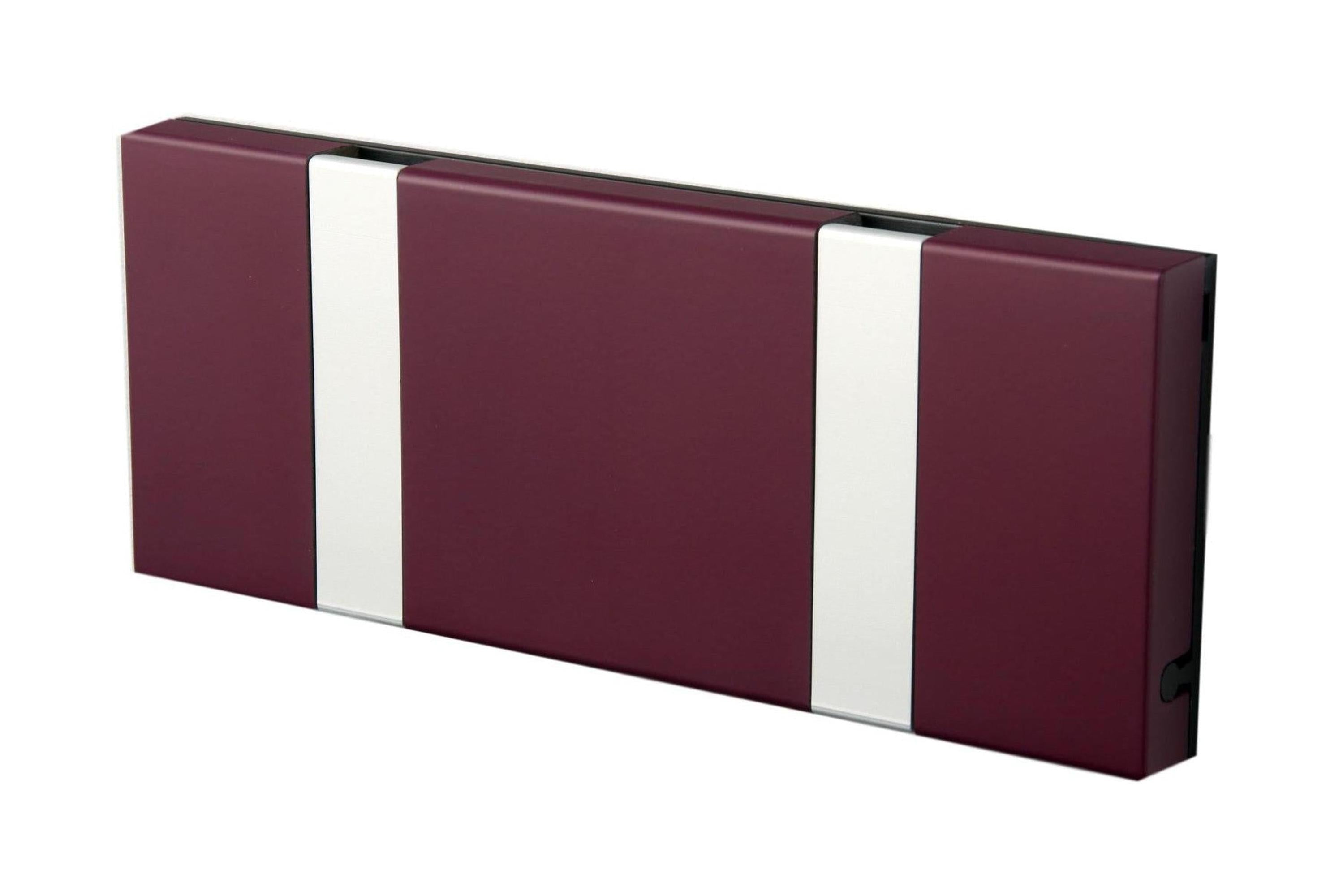 [product_category]-Loca Knax Horizontal Coat Rack 2 Hooks, Purple/Grey-LOCA-5711394120803-102292-LOC-1
