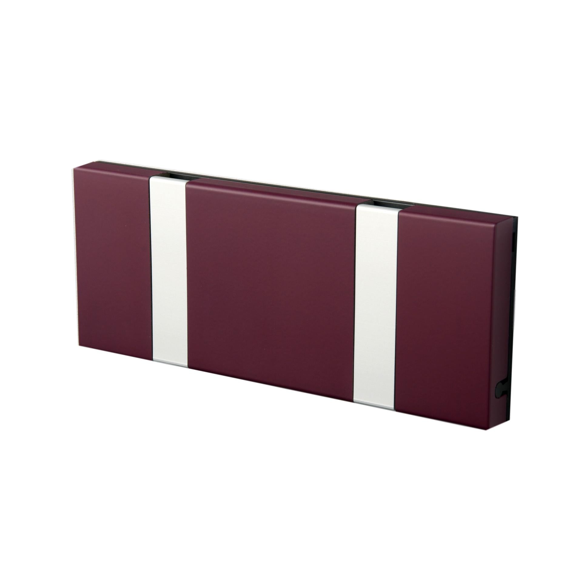 [product_category]-Loca Knax Horizontal Coat Rack 2 Hooks, Purple/Grey-LOCA-5711394120803-102292-LOC-2
