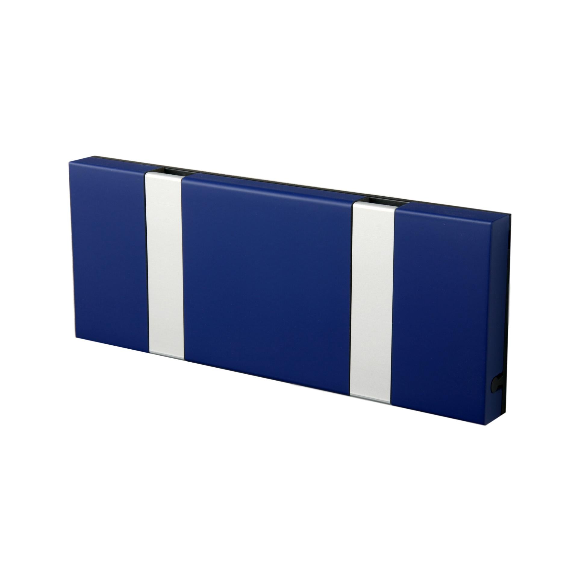 [product_category]-Loca Knax Horizontal Coat Rack 2 Hooks, Sapphire/Grey-LOCA-5711394120780-102282-LOC-2