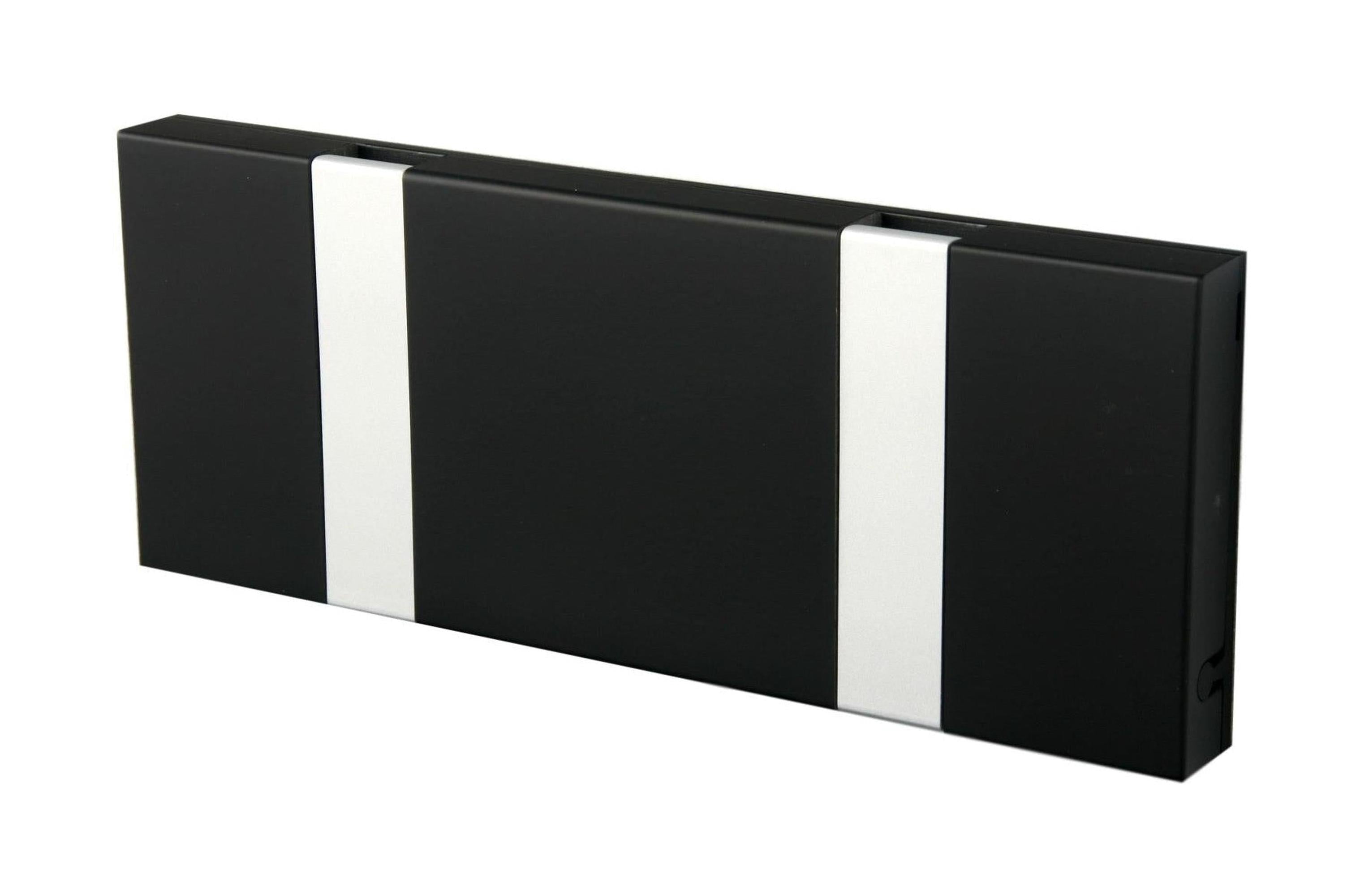 [product_category]-Loca Knax Horizontal Coat Rack 2 Hooks, Soft Black/Grey-LOCA-5711394120728-102312-LOC-1