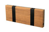 Loca Knax Horizontal Coat Rack 2 Hooks, Teak Oiled/Black