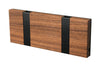 Loca Knax Horizontal Coat Rack 2 Hooks, Walnut/Black