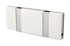Loca Knax Horizontal Coat Rack 2 Hooks, White/Grey