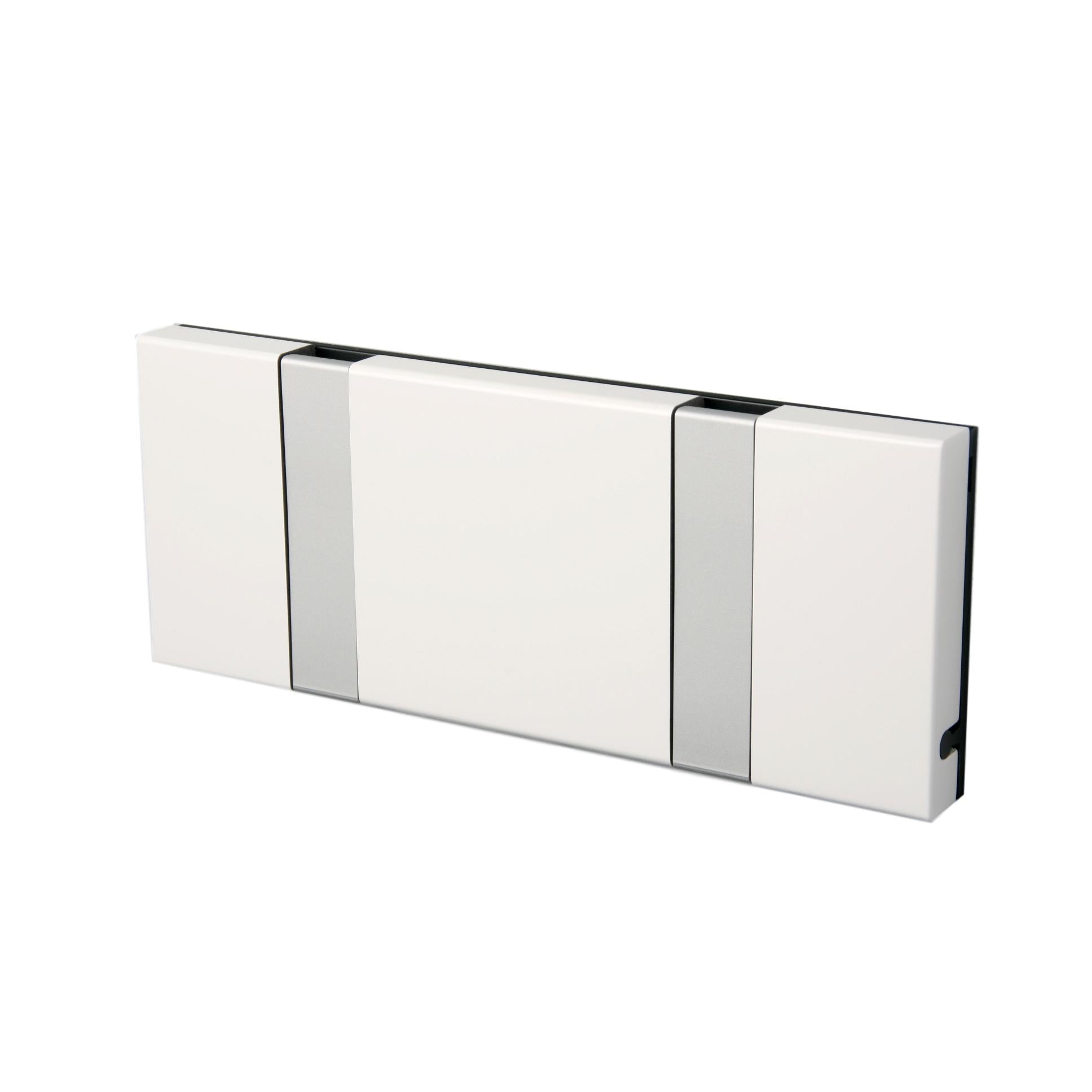 [product_category]-Loca Knax Horizontal Coat Rack 2 Hooks, White/Grey-LOCA-5711394120421-10262-LOC-2