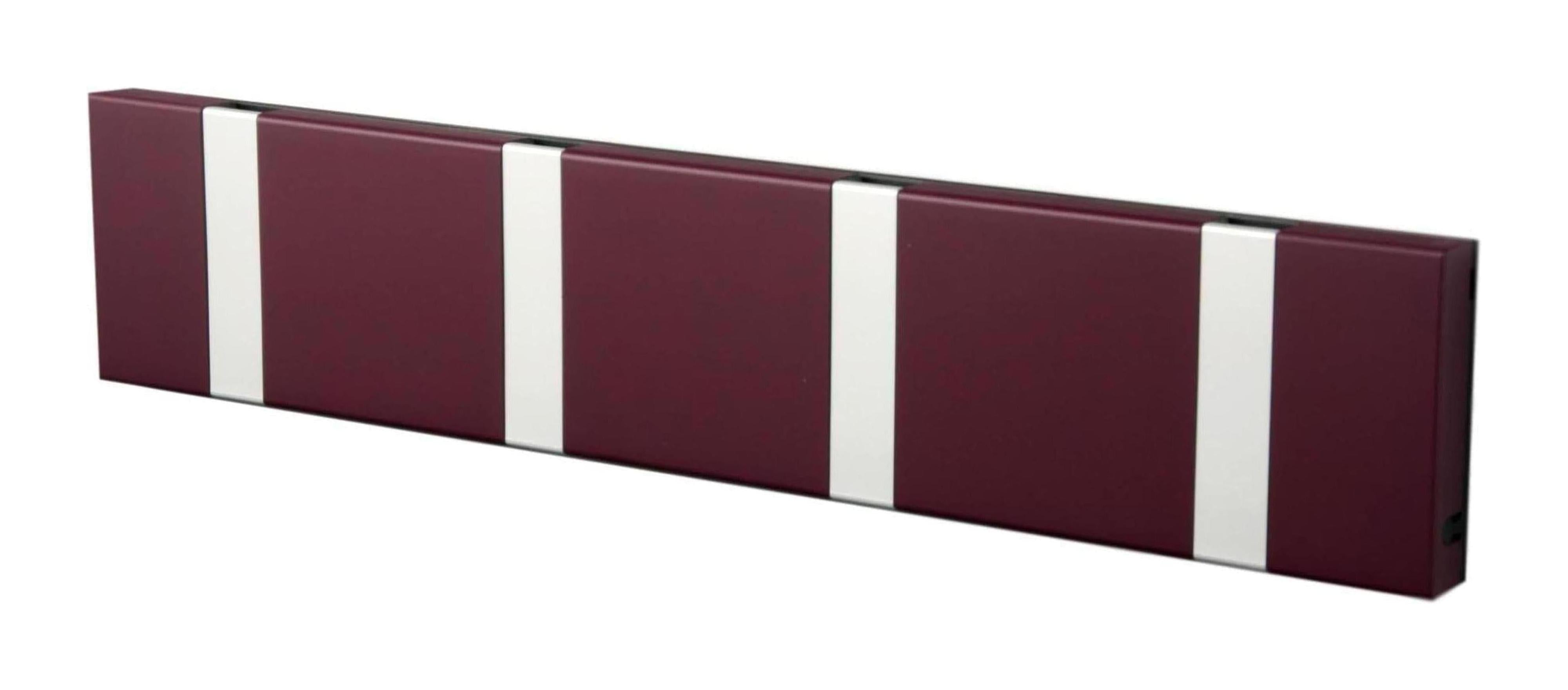 [product_category]-Loca Knax Horizontal Coat Rack 4 Hooks, Purple/Grey-LOCA-5711394140801-104292-LOC-1