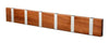 Loca Knax horizontale laagrek 6 haken, mahonie geolied/grijs