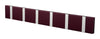 Loca Knax horizontale laagrek 6 haken, paars/grijs