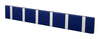 Loca Knax horizontale kaderrek 6 haken, saffier/grijs