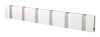 Loca Knax horizontale laagrek 6 haken, wit/grijs