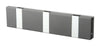 Loca Knax Lite Horizontal Coat Rack 3 Hooks, Corian Grey/Grey