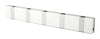 Loca knax lite horizontální stojan na kabáty 5 háčků, Corian White/Grey