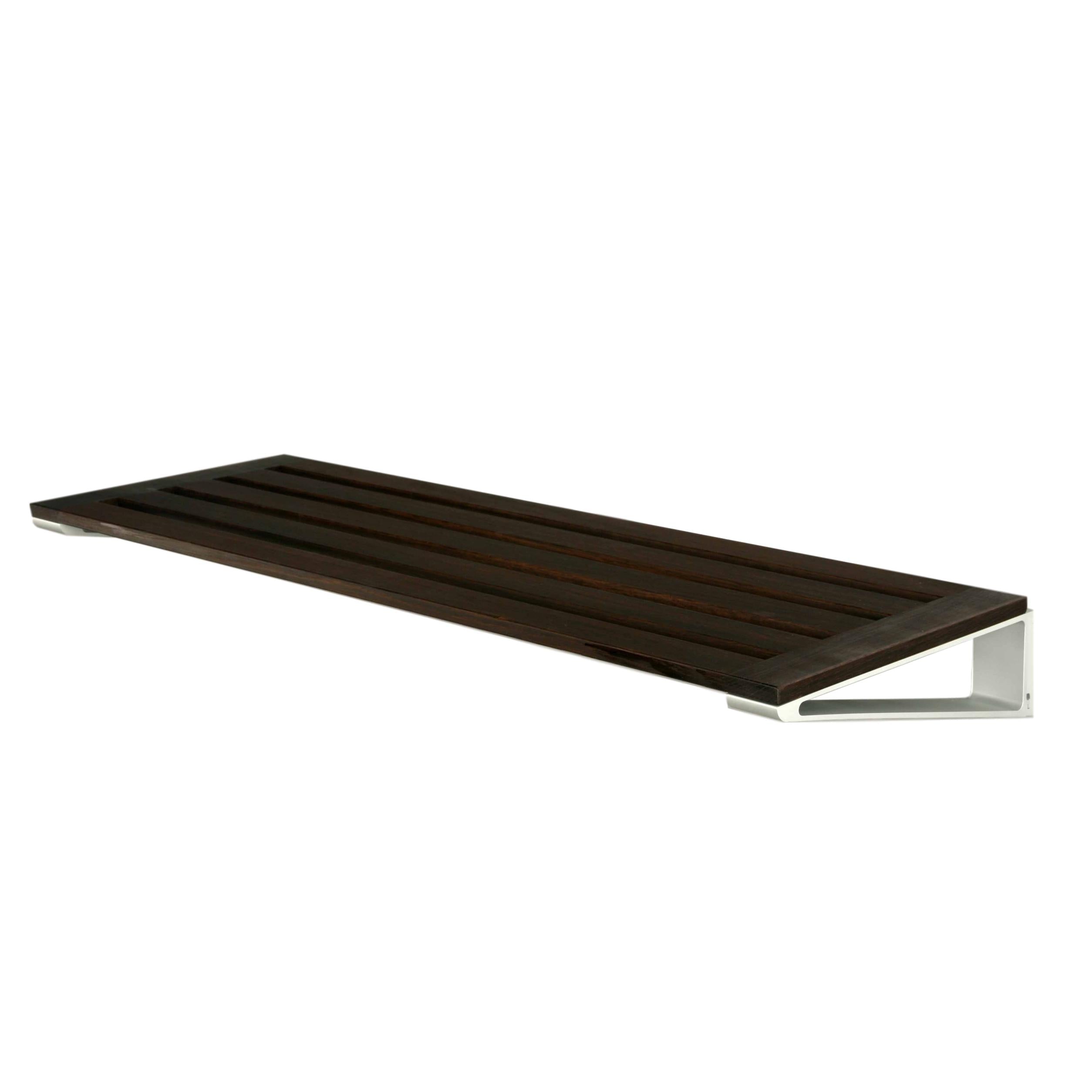 Loca Knax Shoe Rack 40 cm, dub tabac/hliník
