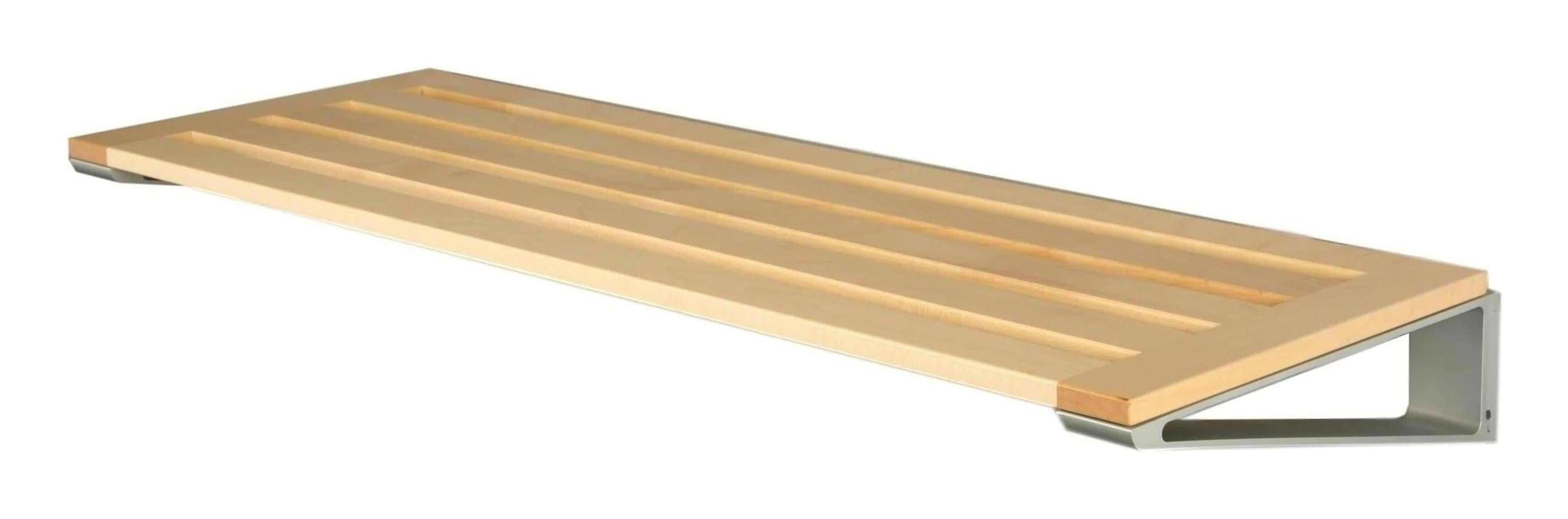 [product_category]-Loca Knax Shoe Rack 80 Cm, Maple/Aluminium-LOCA-5711394804154-80870-LOC-1