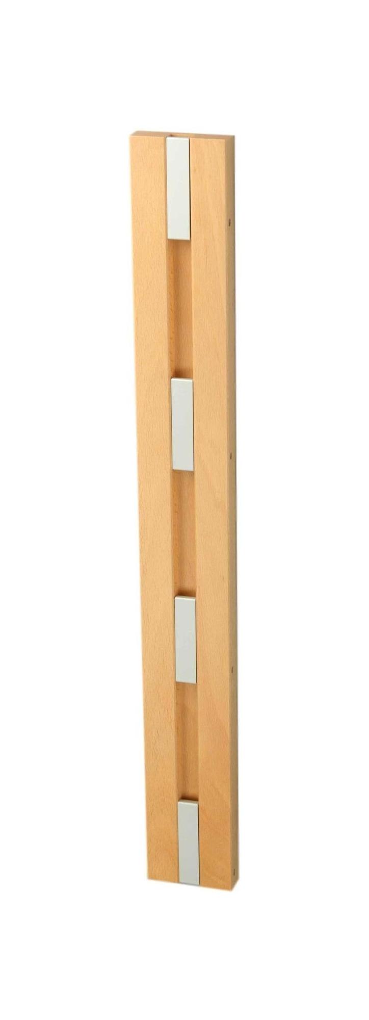 [product_category]-Loca Knax Vertical Clothes Rack, Beech Oiled/Grey-LOCA-5711394240068-20412O-LOC-1