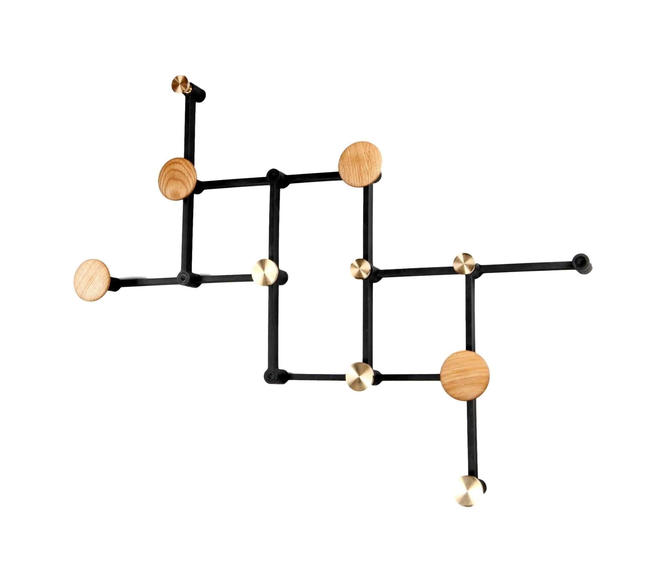[product_category]-Loca X.Tend Coat Rack Oiled Oak, 343mm-LOCA-5711394954392-121093XO-LOC-1