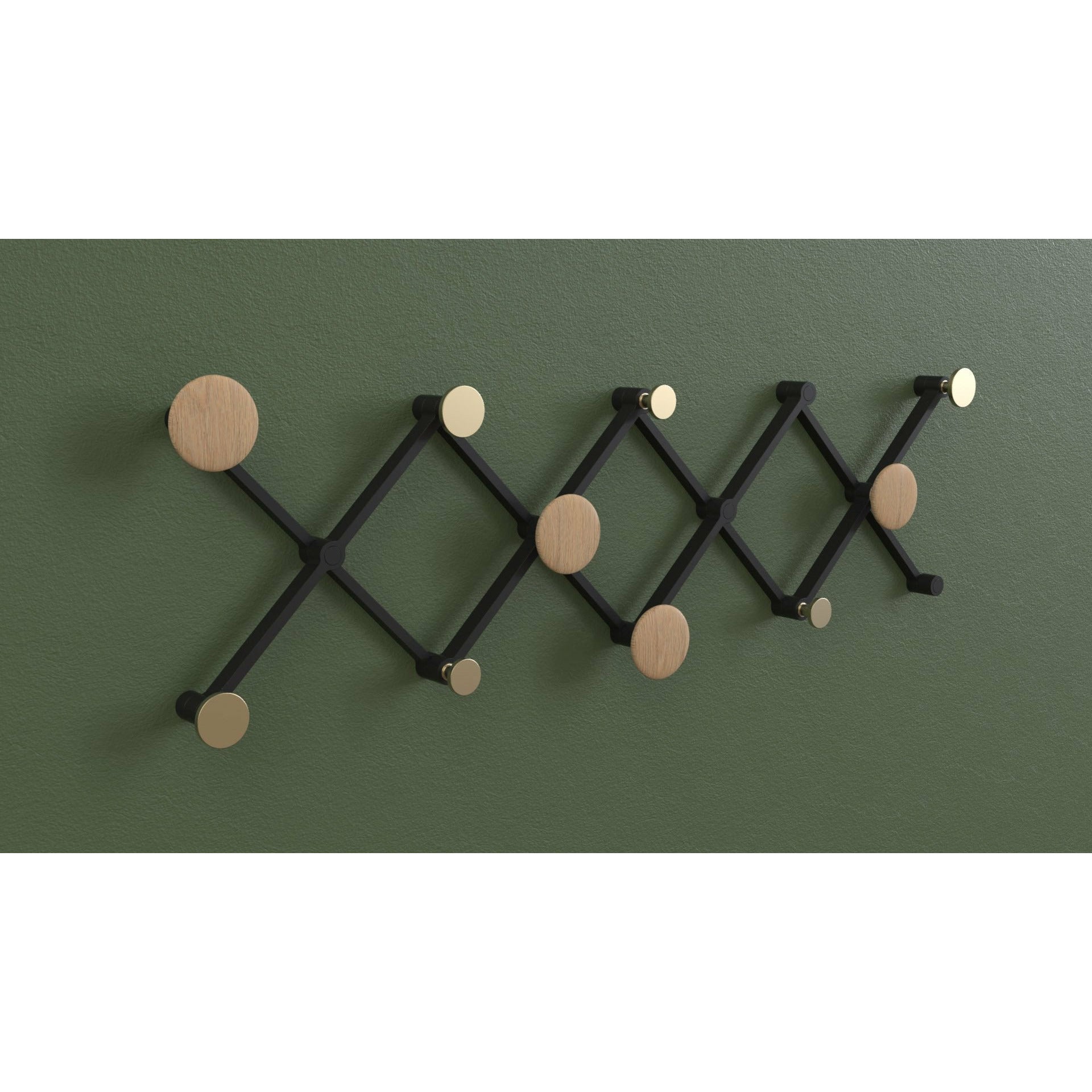 [product_category]-Loca X.Tend Coat Rack Oiled Oak, 343mm-LOCA-5711394954392-121093XO-LOC-2