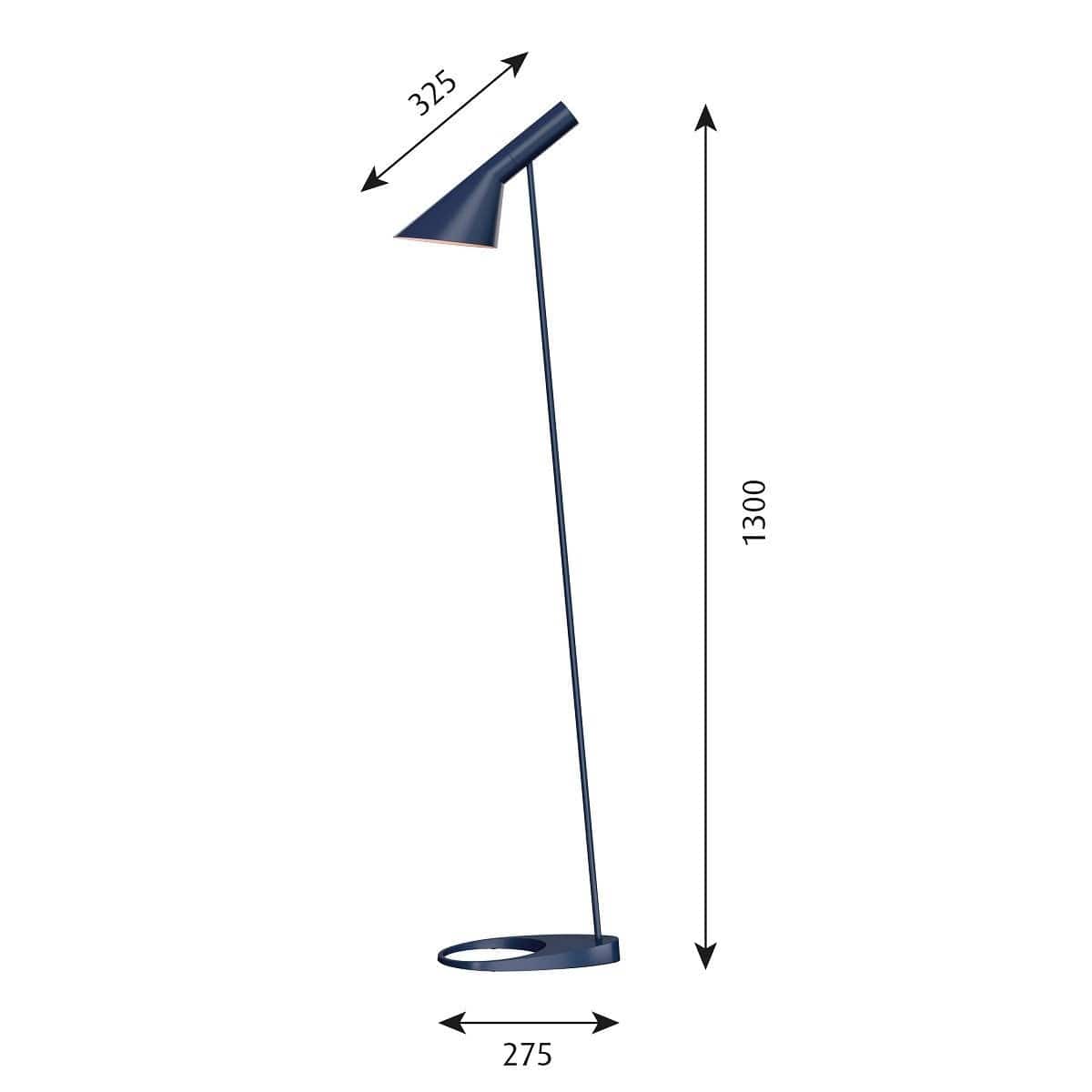 [product_category]-Louis Poulsen Aj Floor Lamp V3, Midnight Blue-Louis Poulsen-5703411545171-5744169752-LOU-2