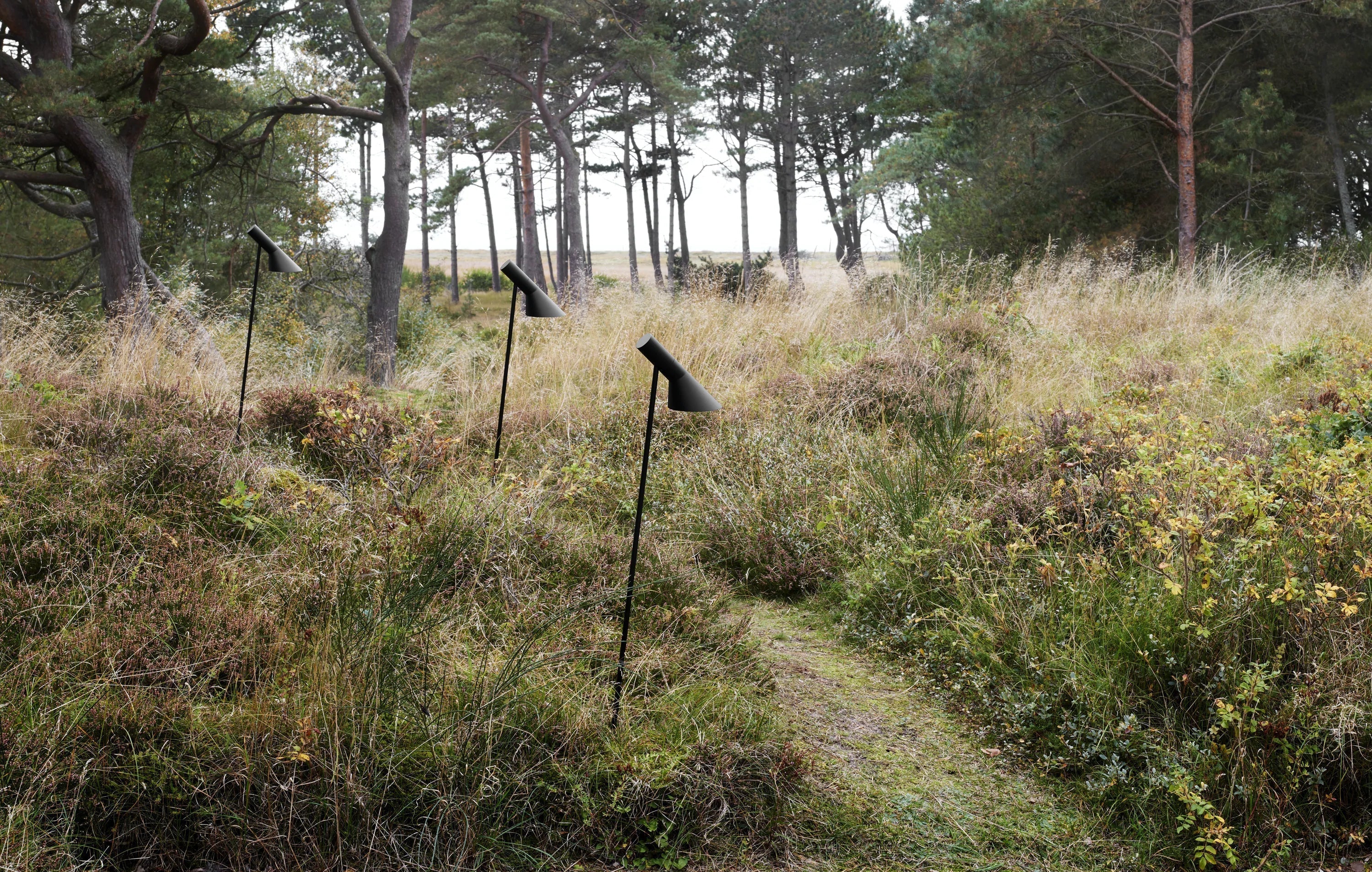 [product_category]-Louis Poulsen Aj Garden Long Bollard Black Led 4000 K 6.5 W, Anchor With Adaptor-Louis Poulsen-5714693070374-5747306567-LOU-18