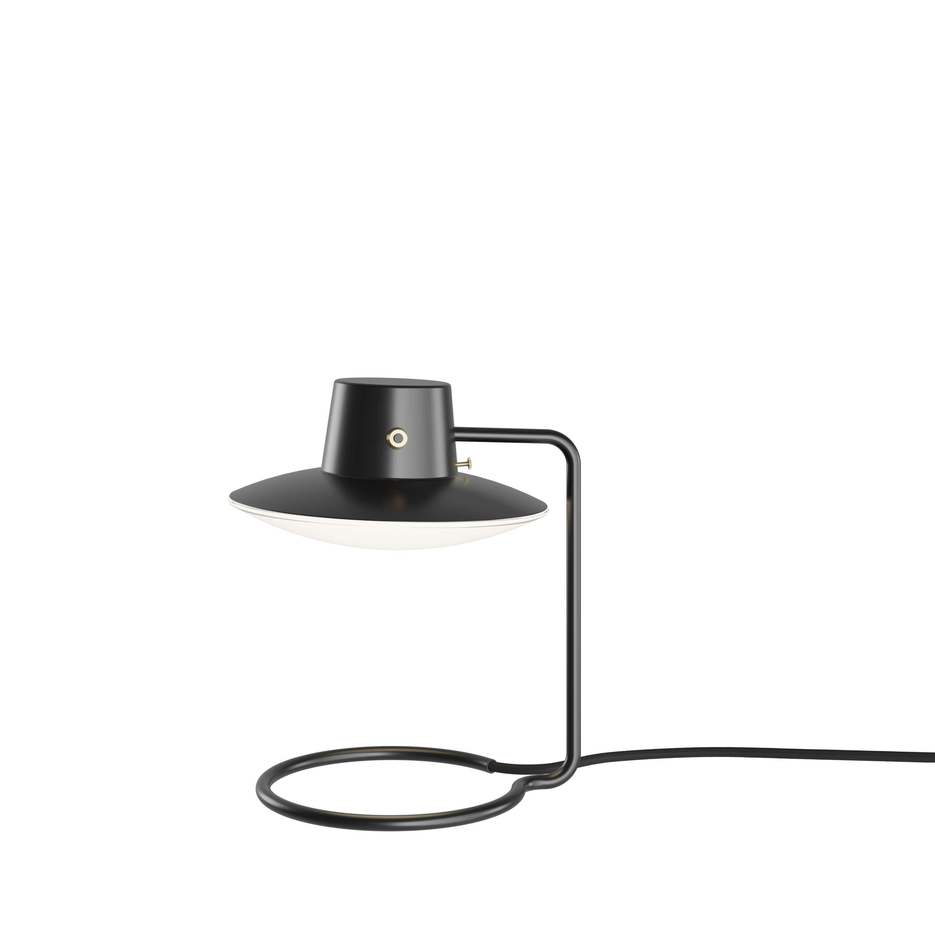 [product_category]-Louis Poulsen Aj Oxford Table Lamp Metal Black/Opal Glass ø 28 Cm-Louis Poulsen-5714693105380-5744168627-LOU-2