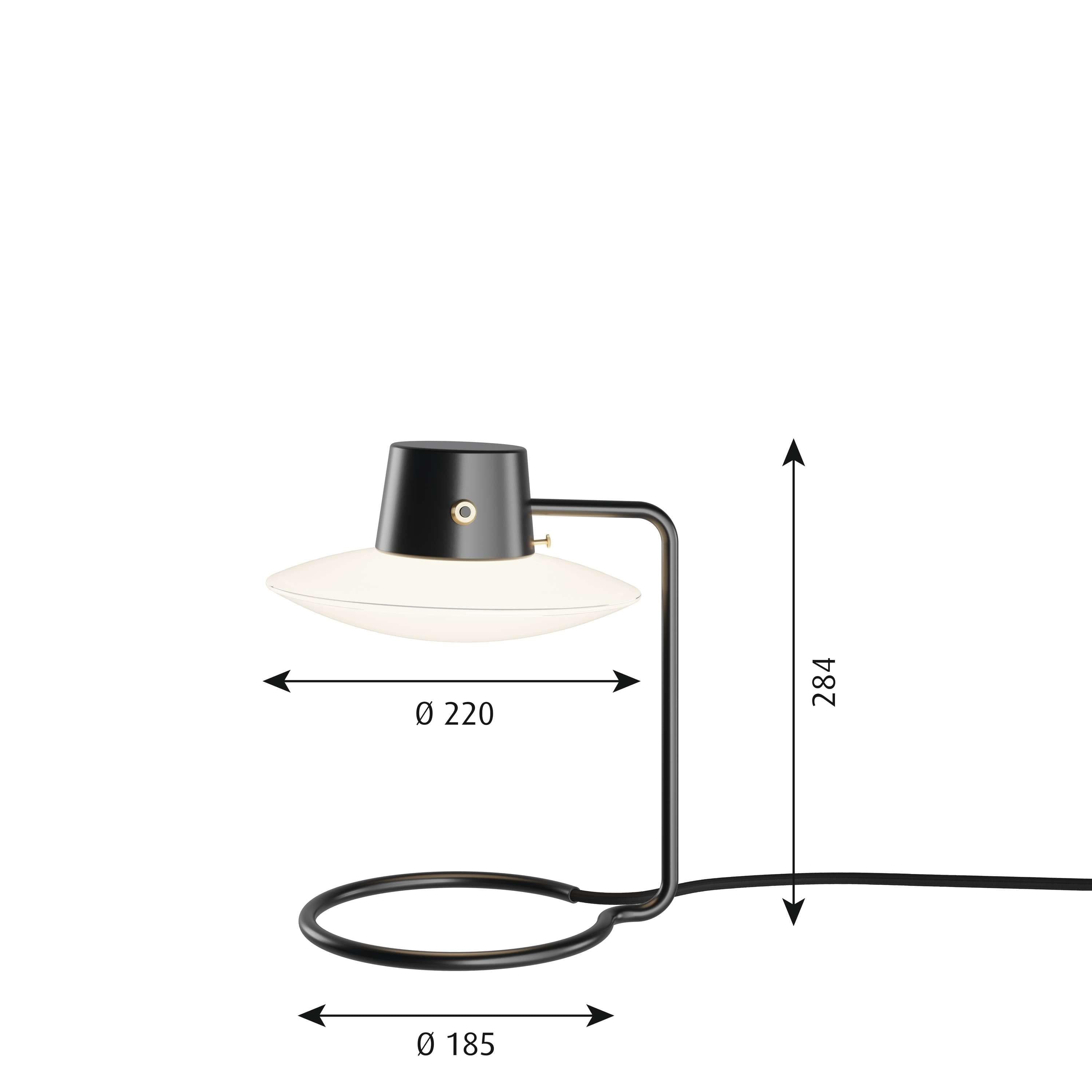 [product_category]-Louis Poulsen Aj Oxford Table Lamp Opal Glass ø 28 Cm-Louis Poulsen-5714693254019-5744168601-LOU-3