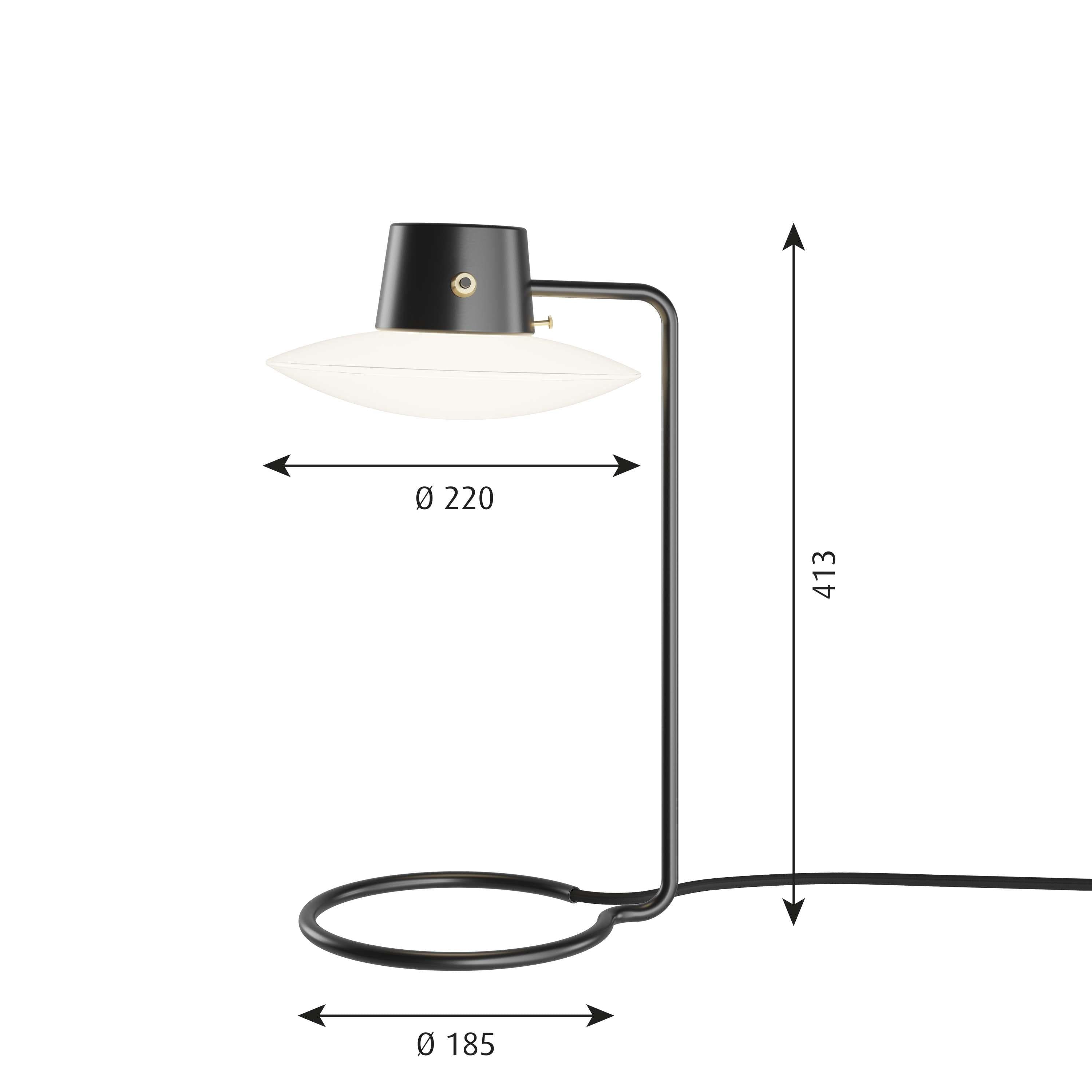 [product_category]-Louis Poulsen Aj Oxford Table Lamp Opal Glass ø 41 Cm-Louis Poulsen-5714693108381-5744168562-LOU-2