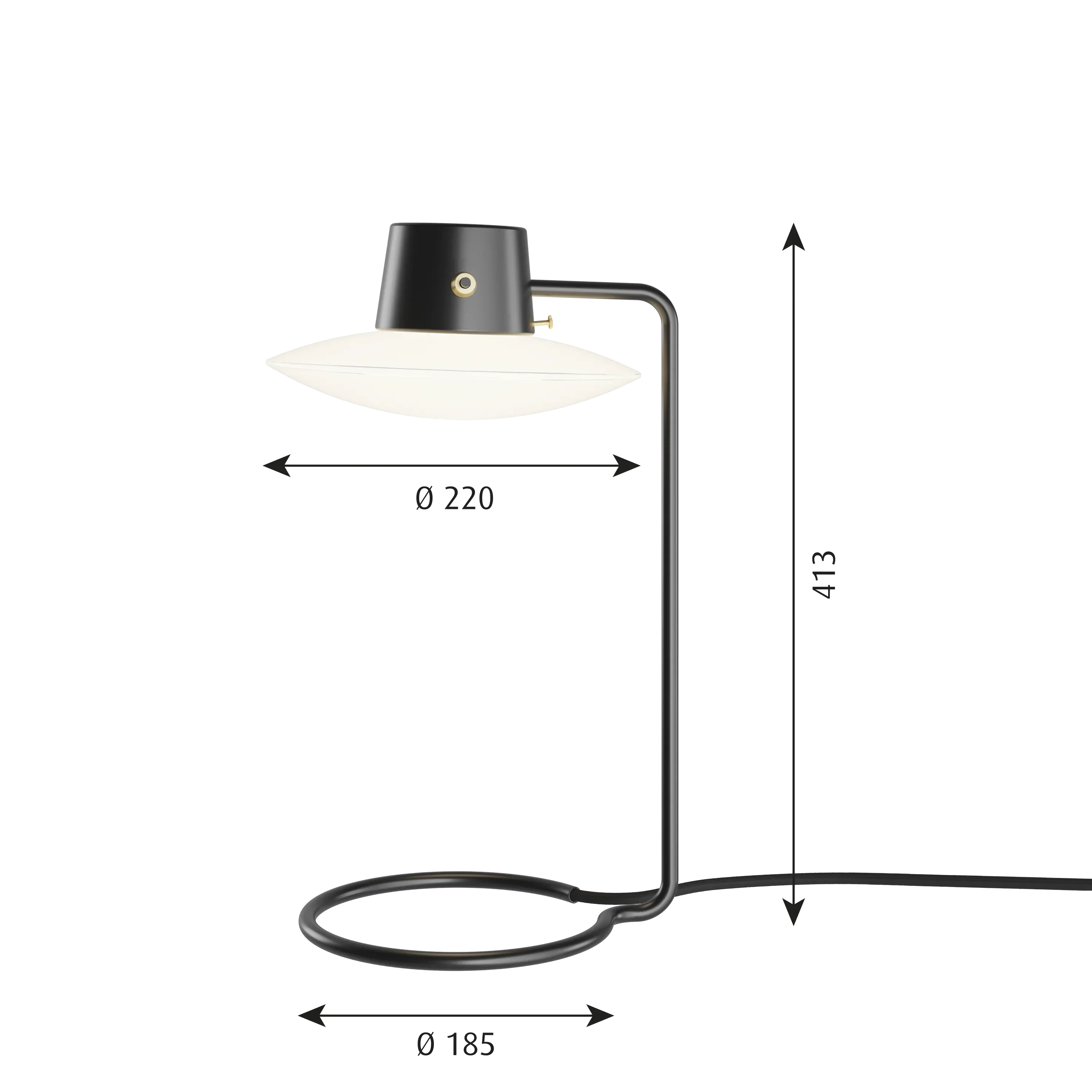 [product_category]-Louis Poulsen Aj Oxford Table Lamp Opal Glass ø 41 Cm-Louis Poulsen-5714693108381-5744168562-LOU-7