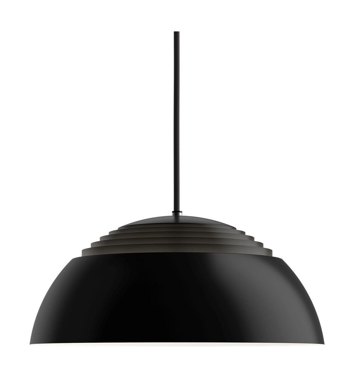 [product_category]-Louis Poulsen Aj Royal Pendant Led 3000 K 30 W ø50 Cm, Black-Louis Poulsen-5714693314621-5741103614-LOU-1