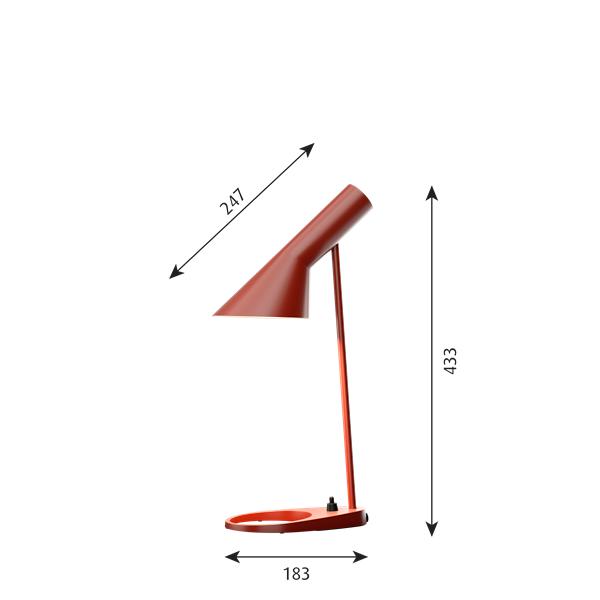 [product_category]-Louis Poulsen Aj Table Lamp Mini V3, Rusty Red-Louis Poulsen-5714693694396-5744167233-LOU-2