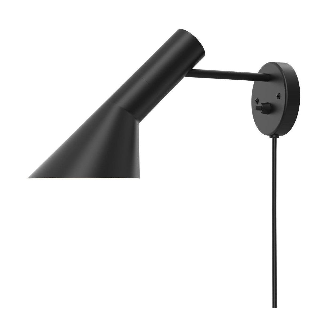 [product_category]-Louis Poulsen Aj Wall Lamp, Black-Louis Poulsen-5714693794584-5743150733-LOU-1