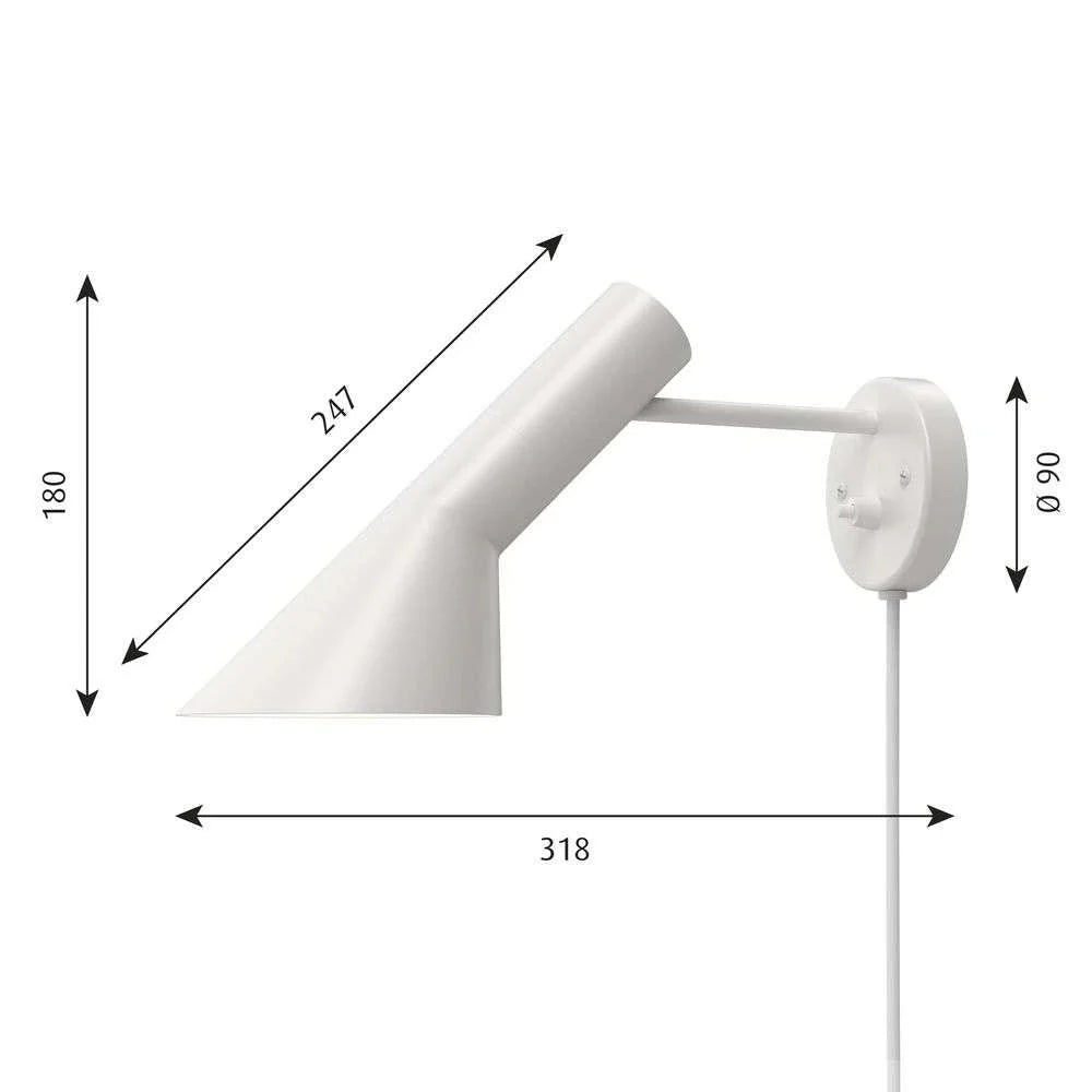 [product_category]-Louis Poulsen Aj Wall Lamp V3, White-Louis Poulsen-5714693733590-5743150445-LOU-2
