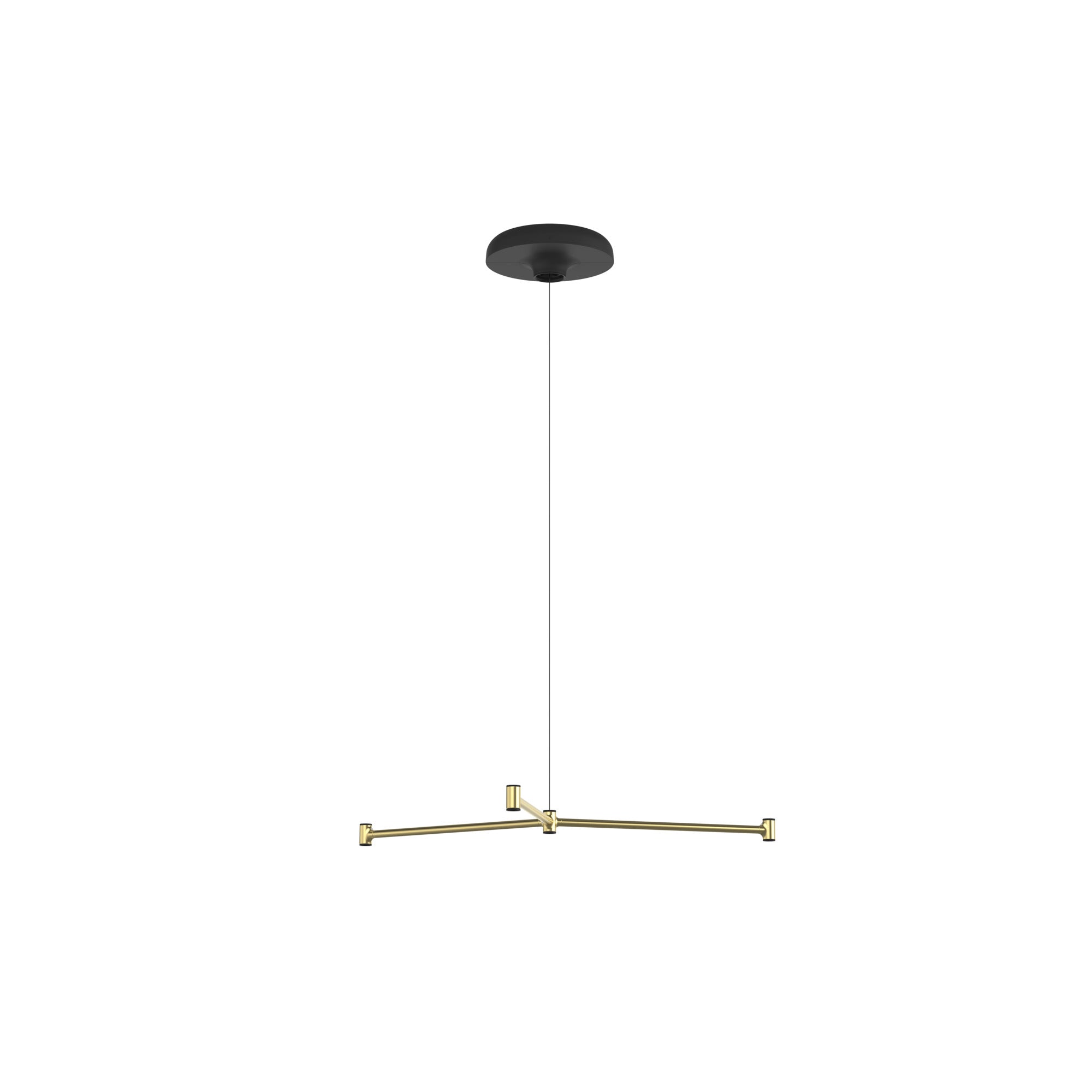 [product_category]-Louis Poulsen Dependant Suspension System 4 Circular, Brass Metallized/Black-Louis Poulsen-5714693004997-5741108800-LOU-1