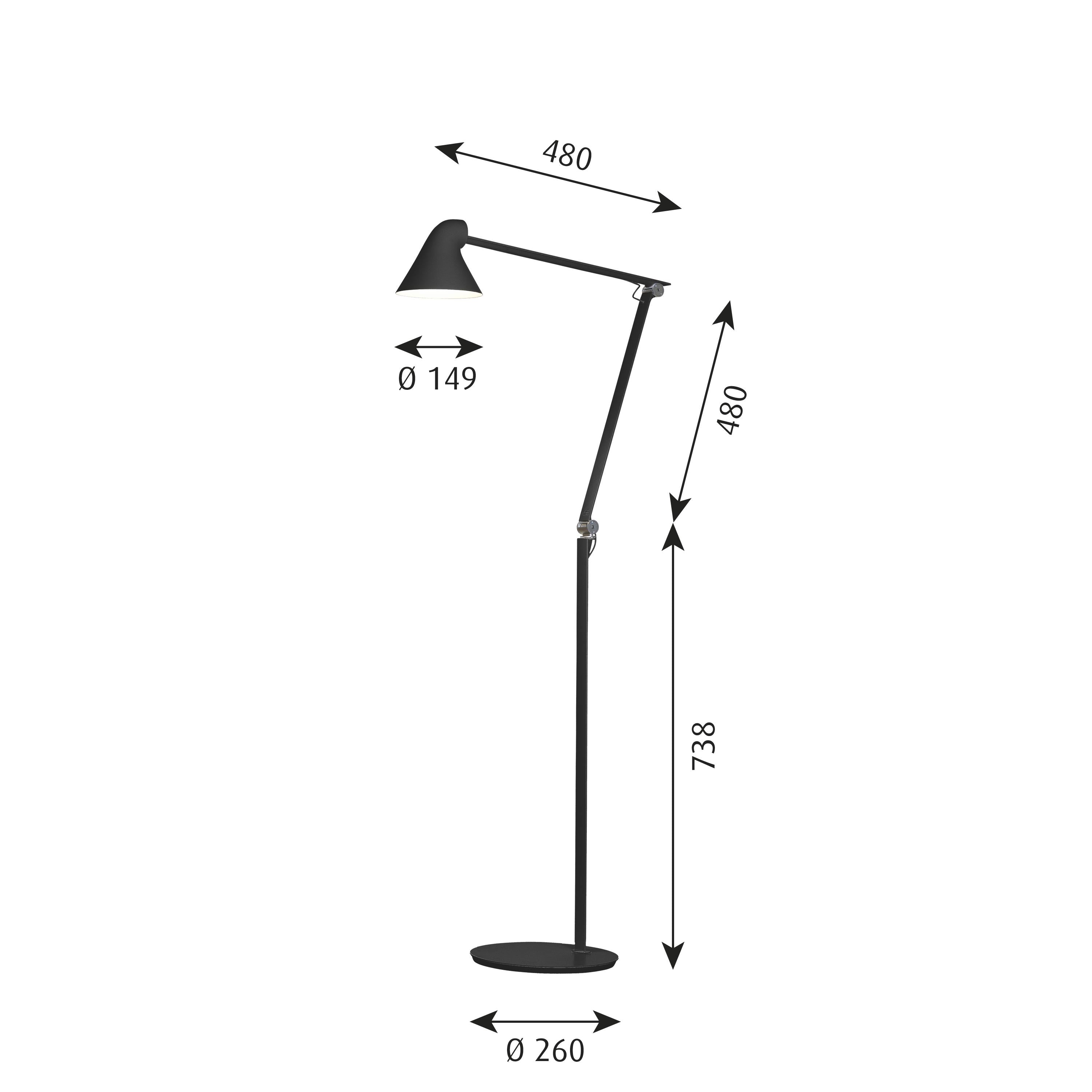 [product_category]-Louis Poulsen Njp Floor Lamp, Black-Louis Poulsen-5703411479476-5744165138-LOU-2