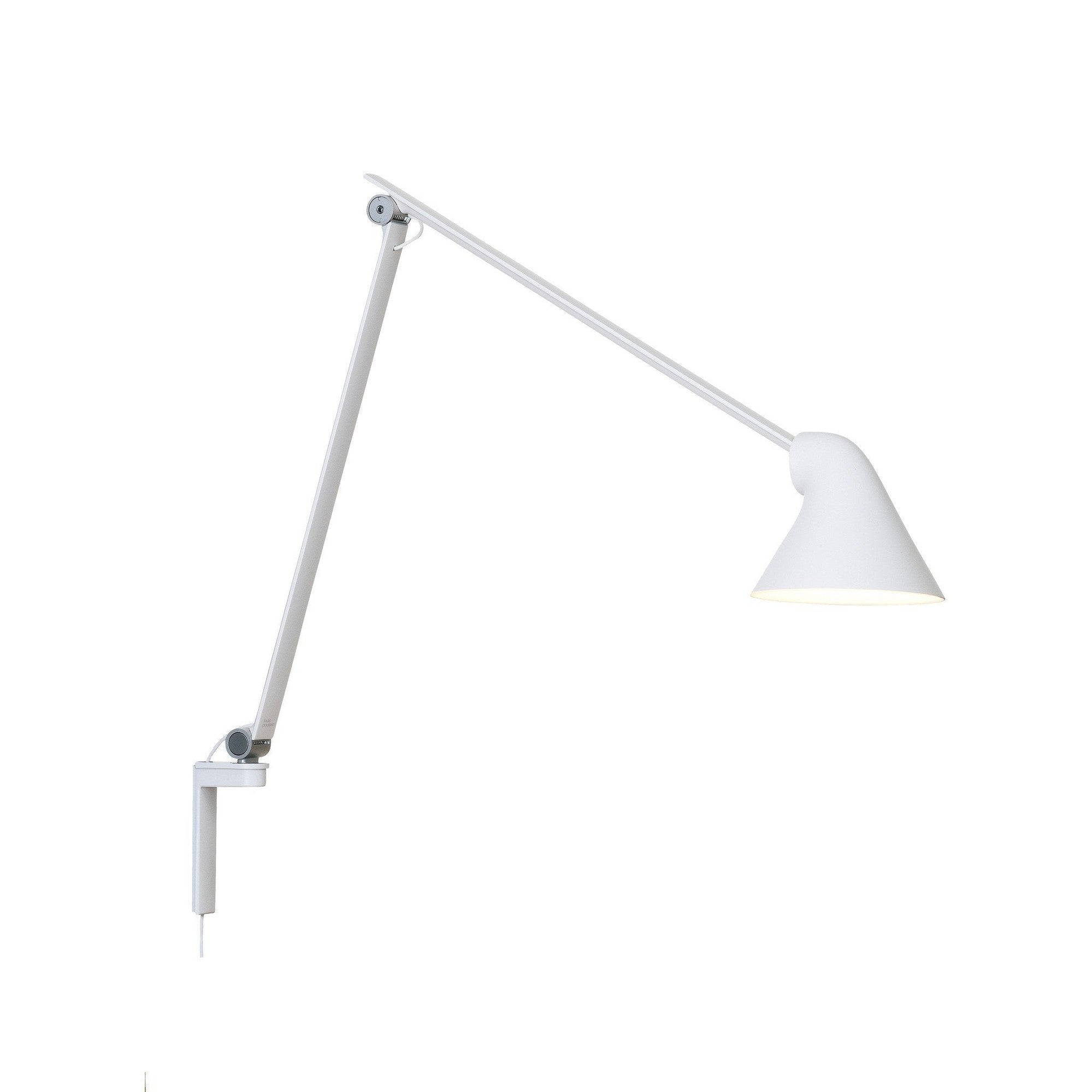 [product_category]-Louis Poulsen Njp Wall Lamp Long Arm, White-Louis Poulsen-5703411469378-5743163238-LOU-1