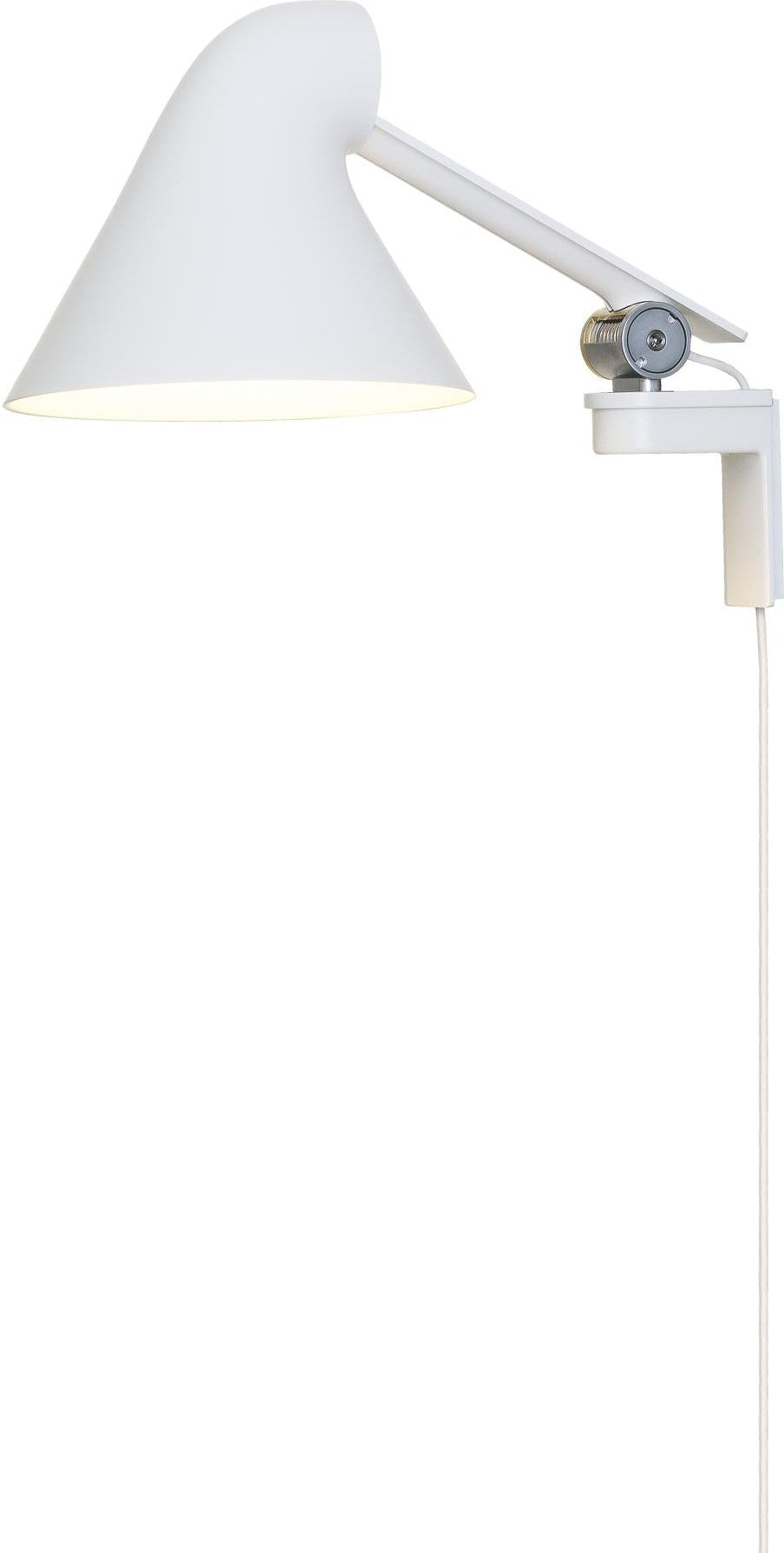 [product_category]-Louis Poulsen Njp Wall Lamp Short Arm, White-Louis Poulsen-5703411479520-5743163199-LOU-1