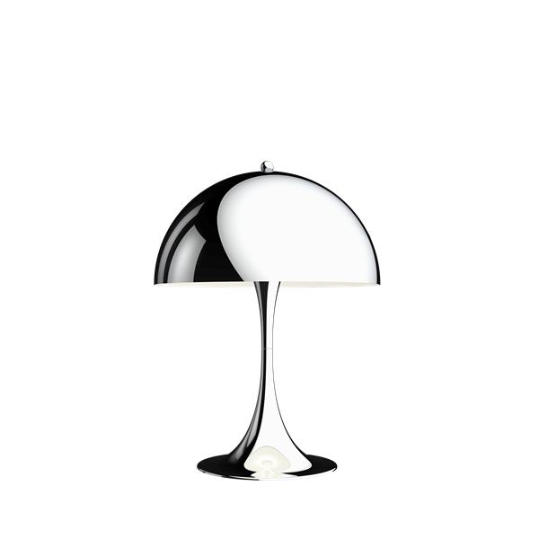 [product_category]-Louis Poulsen Panthella 320 Table Lamp E14, Chrome-Louis Poulsen-5714693513314-5744167152-LOU-1