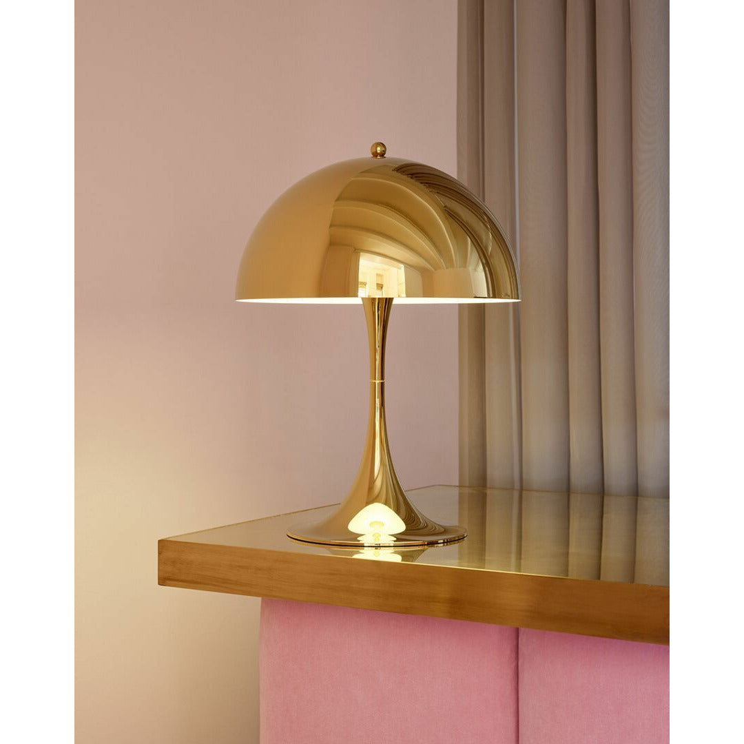 [product_category]-Louis Poulsen Panthella 320 Table Lamp E14, Metalized Brass-Louis Poulsen-5714693515066-5744167178-LOU-7