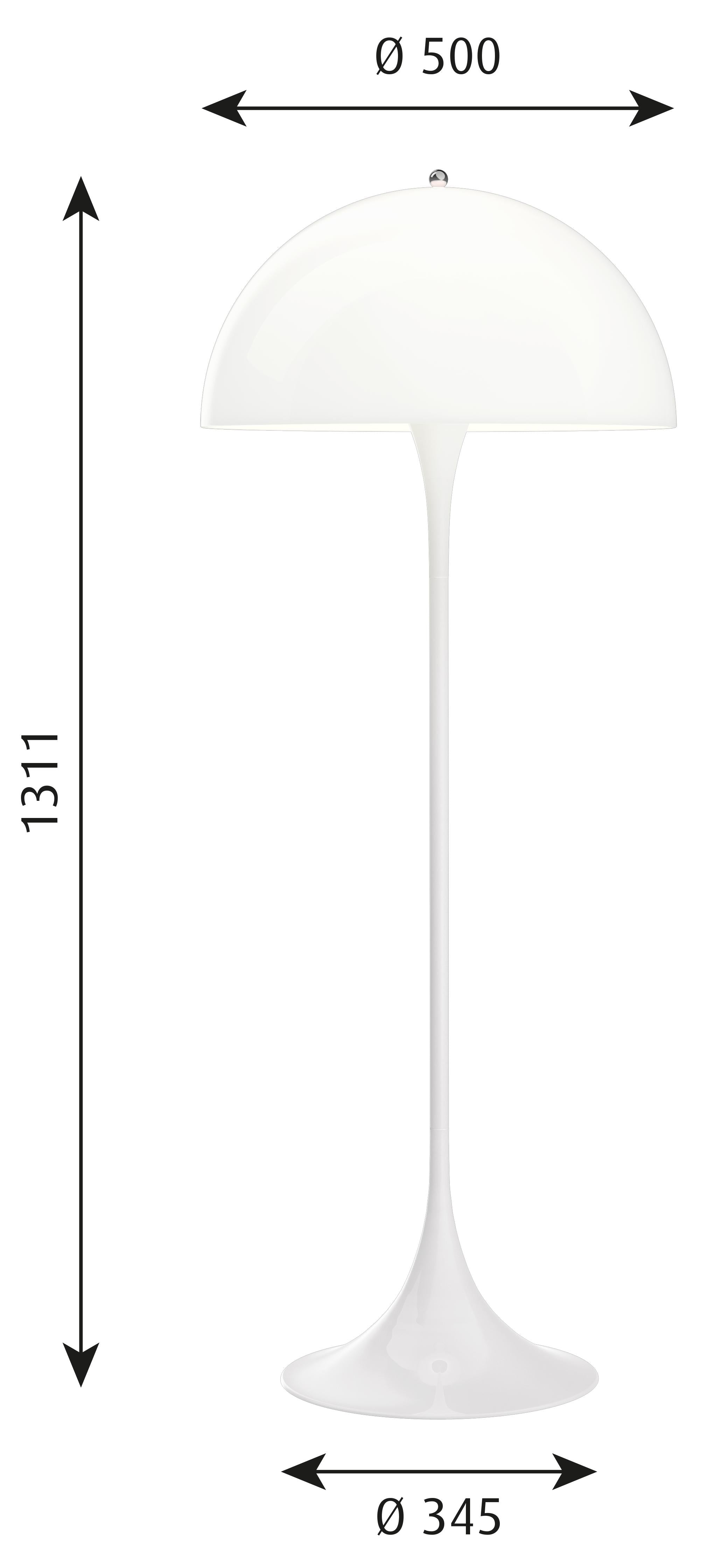 [product_category]-Louis Poulsen Panthella Floor Lamp, Opal White-Louis Poulsen-5714693449293-5744167068-LOU-2