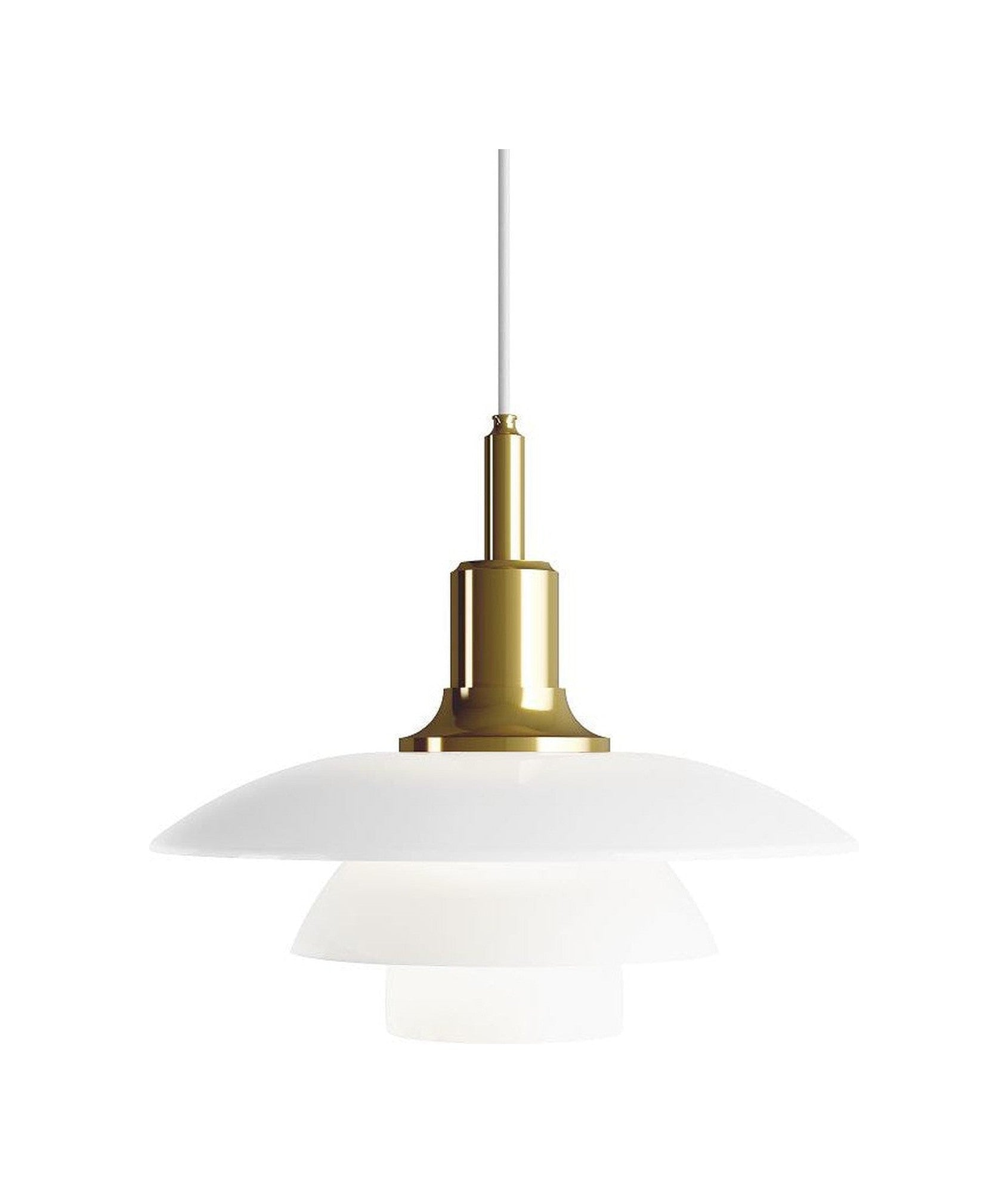 [product_category]-Louis Poulsen Ph 3 1/2 3 Glass Pendant, Brass-Louis Poulsen-5703411099186-5741100141-LOU-1