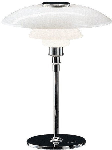 [product_category]-Louis Poulsen Ph 4 1/2 3 1/2 Glass Table Lamp White-Louis Poulsen-5703411009154-5744161501-LOU-1