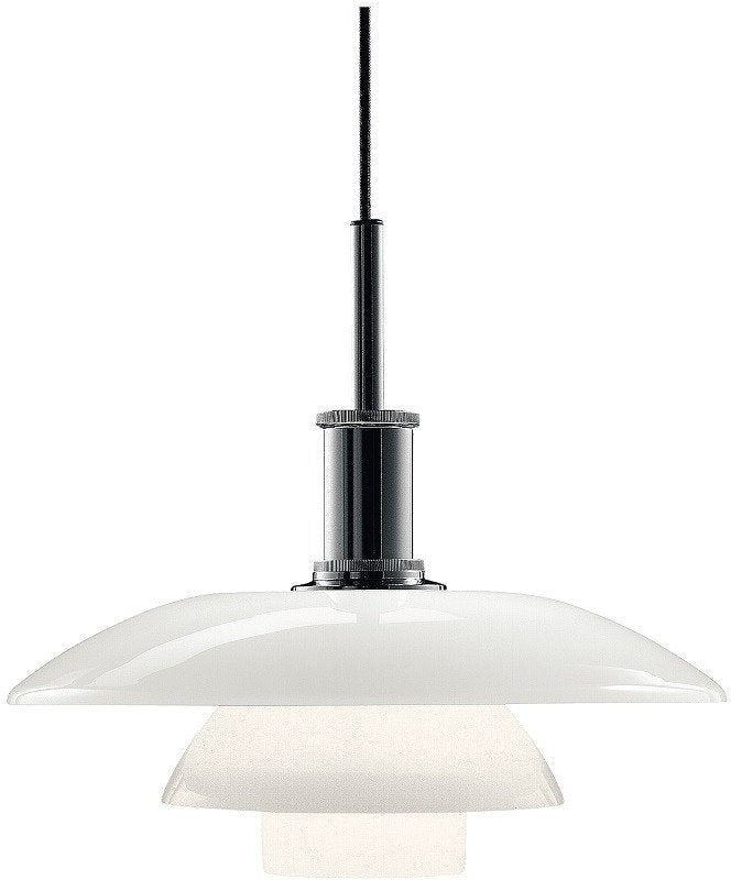 [product_category]-Louis Poulsen Ph 4 1/2 4 Glass Pendant, High Gloss Chrome Plated-Louis Poulsen-5703411177624-5741086430-LOU-1