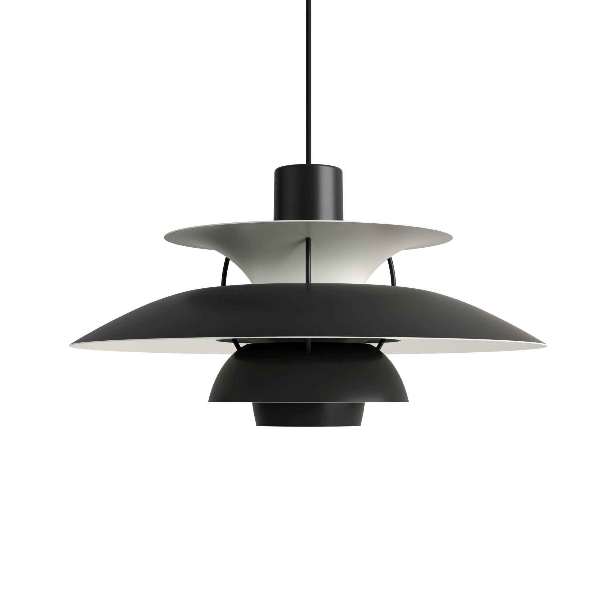 [product_category]-Louis Poulsen Ph 5 Pendant, Black-Louis Poulsen-5714693451814-5741104626-LOU-1