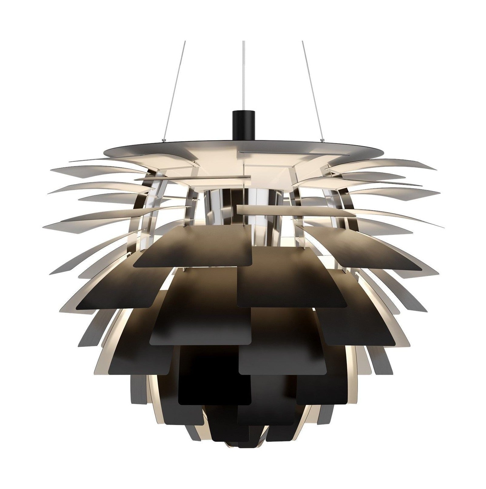 [product_category]-Louis Poulsen Ph Artichoke Outdoor Pendant 2606 Led 3000 K 96 W Dali ø84 Cm, Black-Louis Poulsen-5714693167319-5741112540-LOU-1