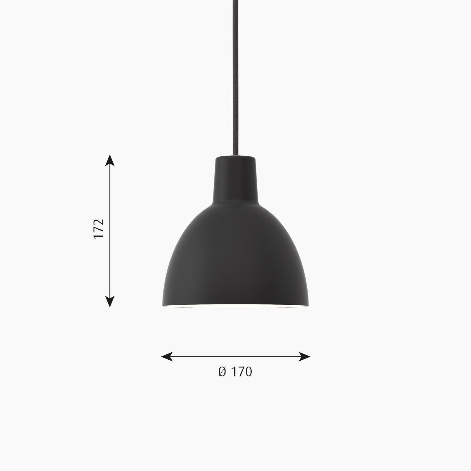 [product_category]-Louis Poulsen Toldbod 170 Pendant, Black-Louis Poulsen-5714693063963-5741101506-LOU-2