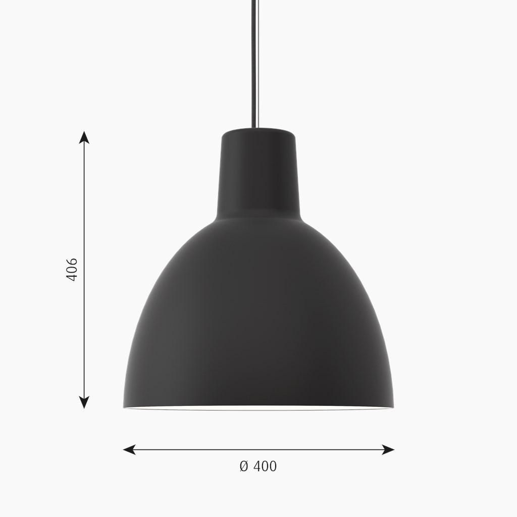 [product_category]-Louis Poulsen Toldbod 400 Pendant, Black-Louis Poulsen-5714693062492-5741101577-LOU-2