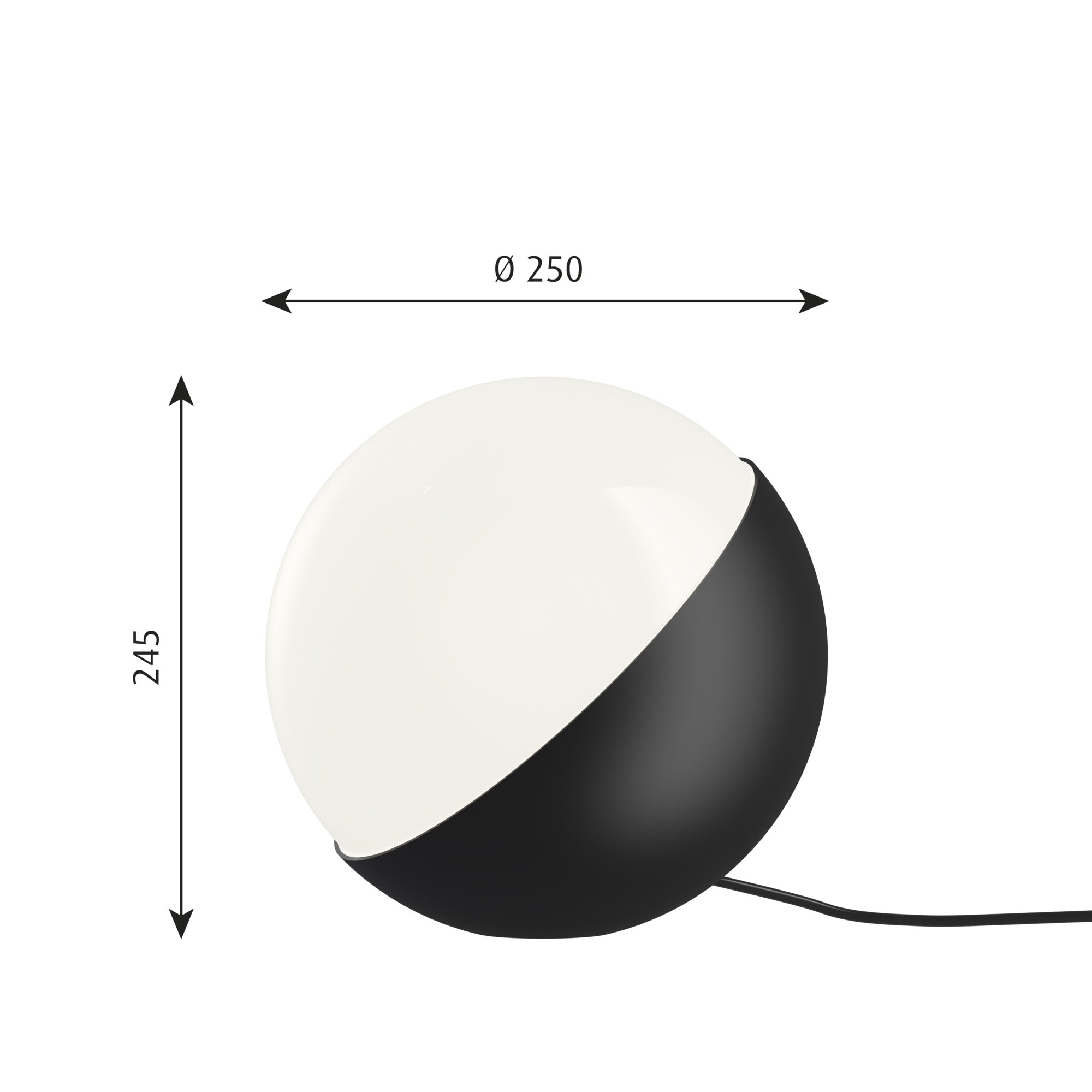 [product_category]-Louis Poulsen Vl Studio 250 Table/Floor Lamp, Black-Louis Poulsen-5714693435470-5744169370-LOU-2