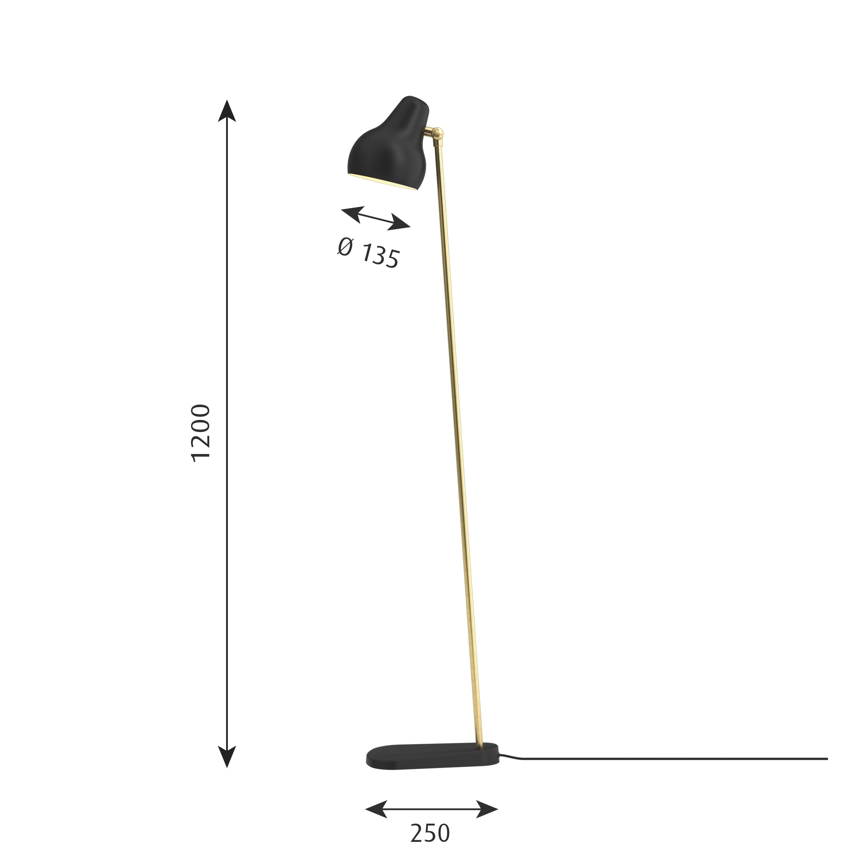 [product_category]-Louis Poulsen Vl38 Floor Lamp, Black-Louis Poulsen-5703411630495-5744163208-LOU-2