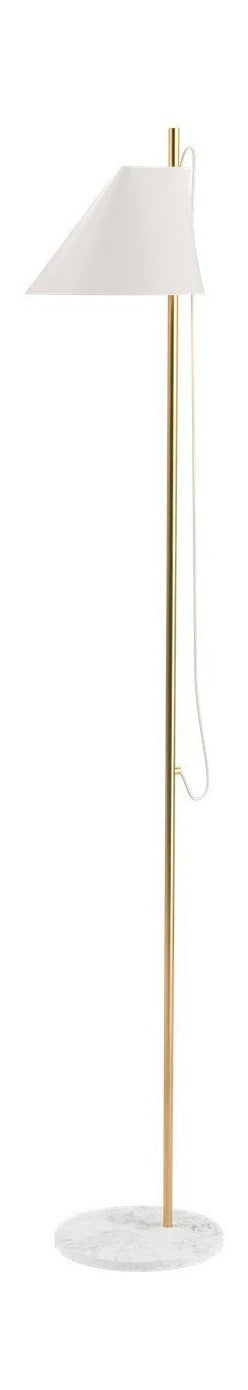 [product_category]-Louis Poulsen Yuh Floor Lamp, Brass/White-Louis Poulsen-5714693076338-5744162681-LOU-1