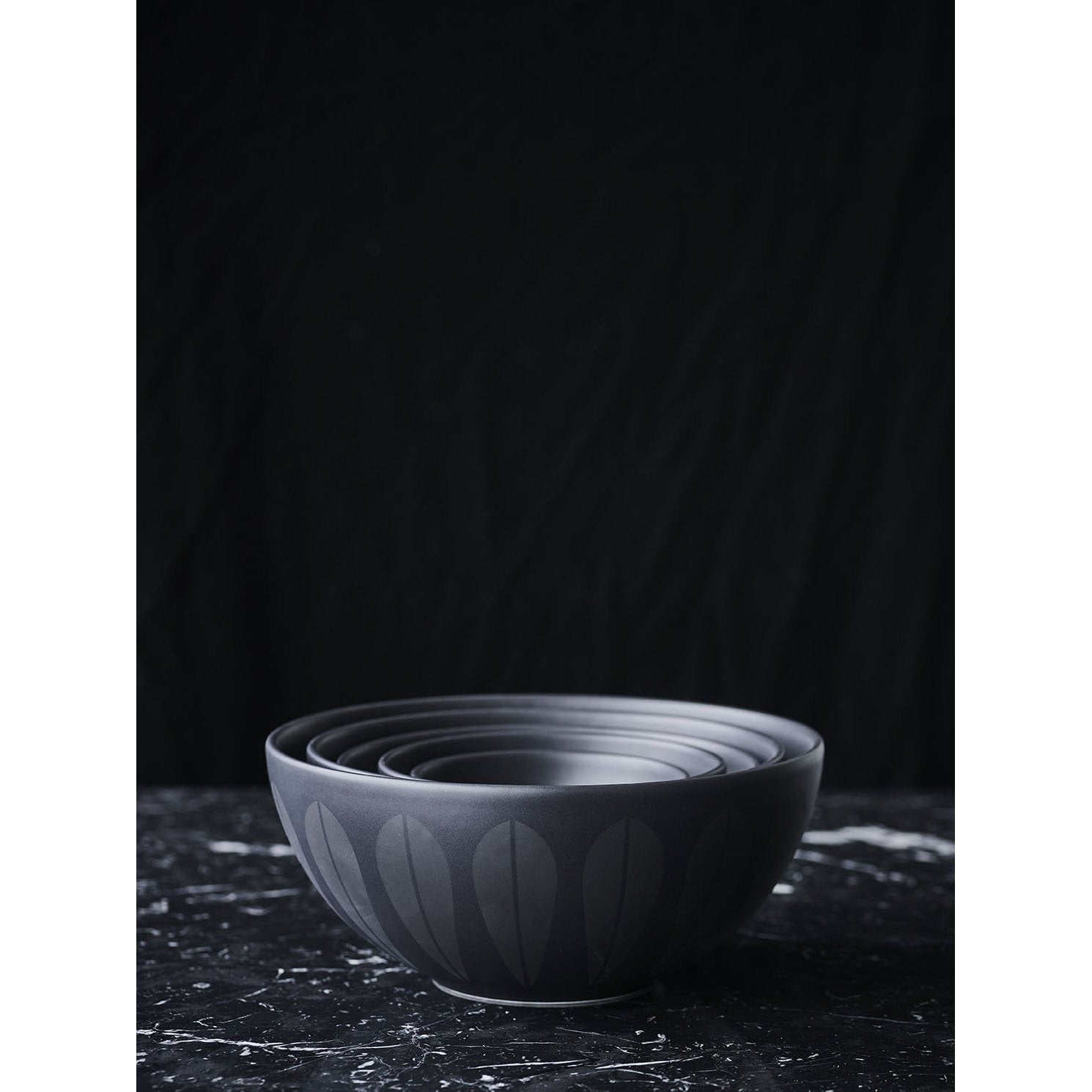 [product_category]-Lucie Kaas Arne Clausen Bowl Black, 12cm-Lucie Kaas-5711542011090-AC07BBS-LUC-2