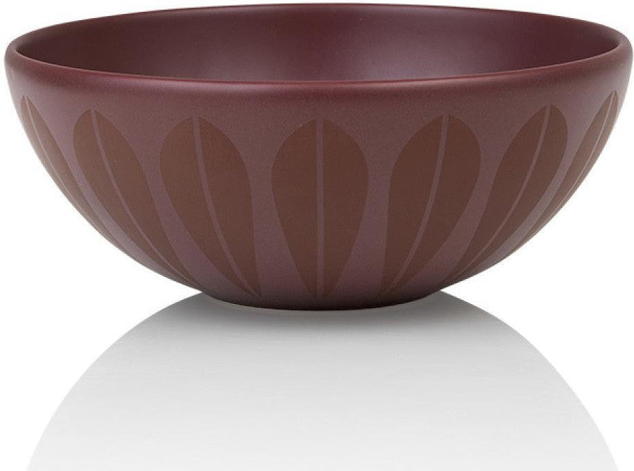 [product_category]-Lucie Kaas Arne Clausen Bowl Dark Red, 24cm-Lucie Kaas-5711542011182-AC07DRL-LUC-1
